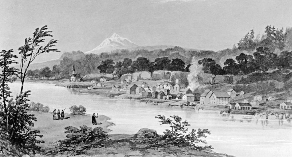 Historical Timeline at Willamette Falls - tumwata village